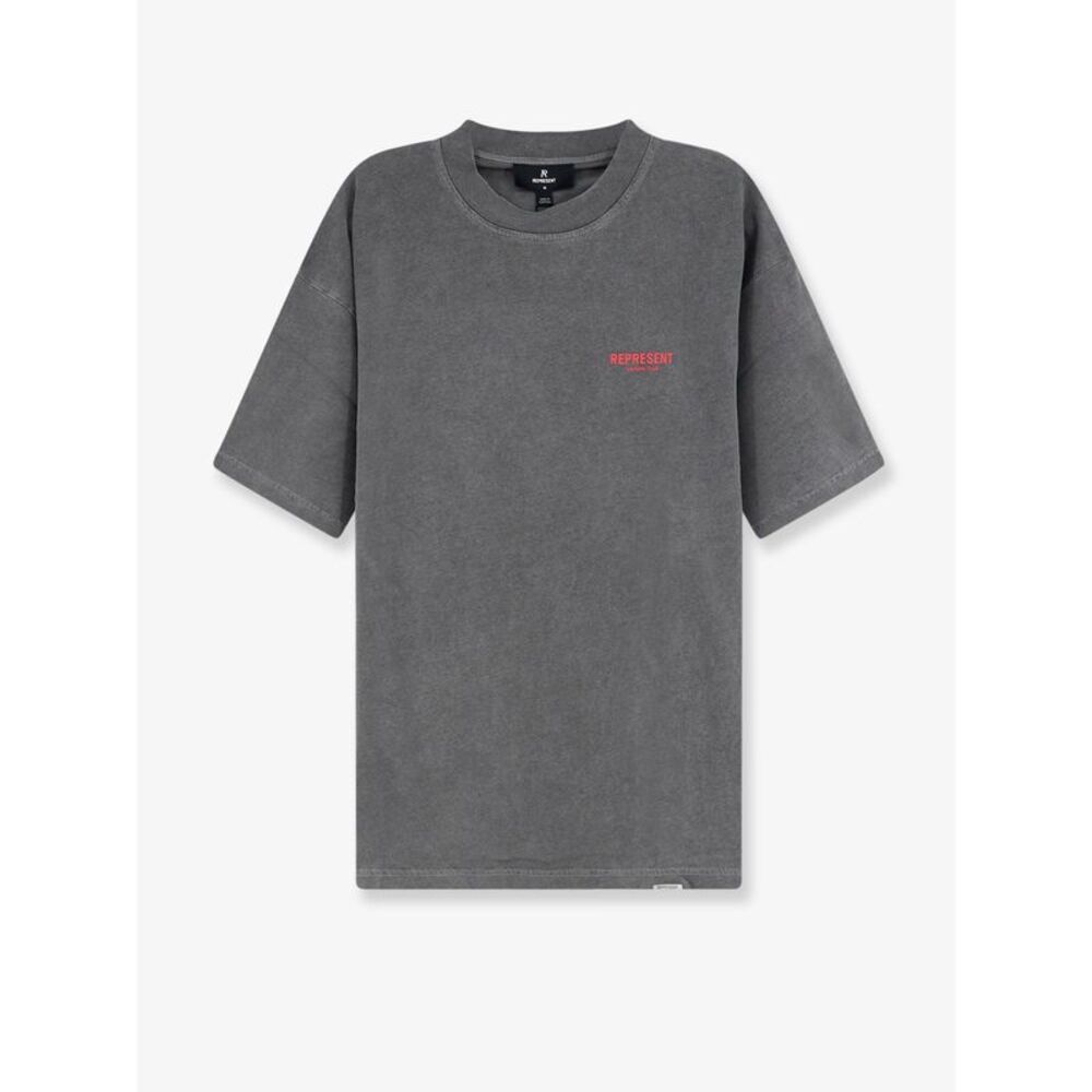 Represent Men Cotton T-Shirt With Front Print